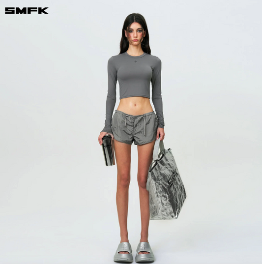 Future Storm Low-Waist Jogging Shorts Dark Gray